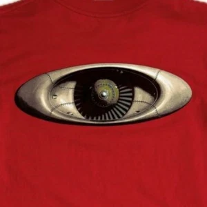 OAKLEY Software 3D Logo T-Shirt Vintage 2000s USA-Made Used - Picture 1 of 5