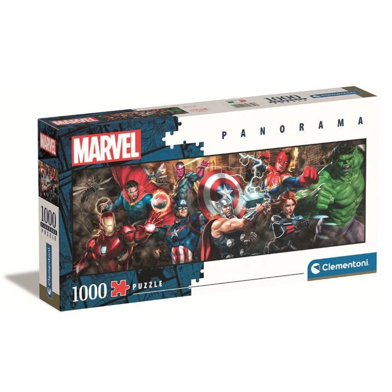 PUZZLE 1000 PANORAMA MARVEL CLEMENTONI - Immagine 1 di 1