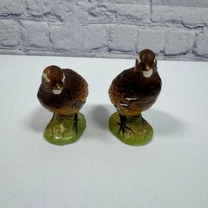 Fitz and Floyd Wachtel handbemalt Salz und Pfefferstreuer - Bild 1 von 5