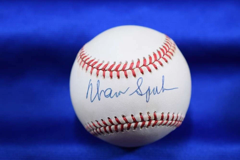 Warren Spahn PSA DNA Autograph National League ONL Signed Baseball - Image 1 of 2