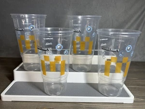 Minecraft Movie McDonald's Cups LOT OF 4 Large Limited Edition Cup Gamer Gifts - Picture 1 of 1