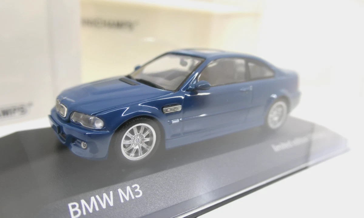 Motormax BMW 3er E46 Coupe Modellauto 1/43 – Beige, Mit Individuellem Wunschkennzeichen, Ca. 11 Cm Lang