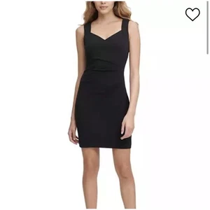 Guess Little Black Dress Size 8 LBD Cocktail Dress Wedding Guest Dress - Picture 1 of 9
