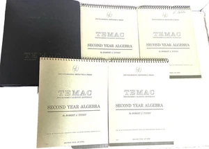 1961 TEMAC Second Year Algebra  Programmed Learning Materials - All 5 Sections - Bild 1 von 2