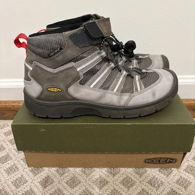 Youth Keen Hikeport 2 Sport Mid WP Hiking Shoes Kids Sz 5Magnet/Chili Pepper  - Image 1 of 4