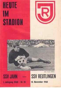 Fussball-Programmheft 68/69 RL Jahn Regensburg - SSV Reutlingen - Bild 1 von 1