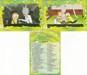 Cryptozoic Rick and Morty 2018 conjunto básico completo (45 tarjetas) - Imagen 1 de 1