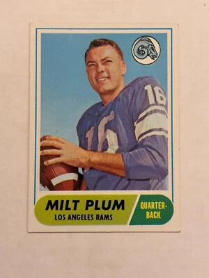 1968 Topps - Milt Plum #104 - Image 1 of 2