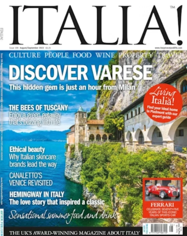 ITALIA! MAGAZINE | AUG/SEPT 2022 | DISCOVER VARESE Foto 1 de 1