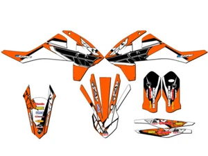 2016.5-2018 250 ONLY SX 13 FLY kit de gráficos Orange Senge compatible con KTM - Imagen 1 de 10