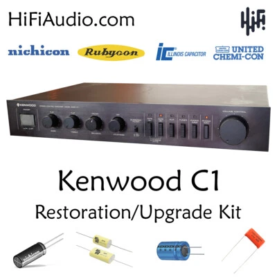 Kenwood Basic C1 preamp capacitor restoration recap upgrade rebuild kit - Image 1 of 4