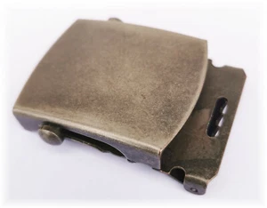 Rollschnalle stufenlos verstellen Gürtelschnalle Gürtelschliesse 4 cm NICKELFREI - Bild 1 von 3