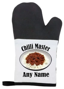 Guanto/guanto da forno personalizzato Chilli Master in gomma/tela materiale, regalo di Natale - Foto 1 di 3