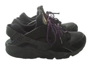 Nike Air Huarache Sneakers Running Uomo Taglia 11 Triple Nero - Foto 1 di 7