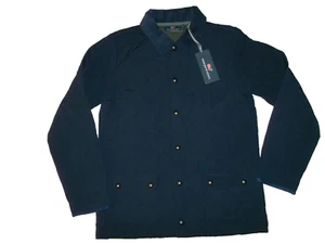 VINEYARD VINES Deep Bay Blue Quilted Barn JACKET Coat Boys MEDIUM 12-14 $165 NEW - Picture 1 of 5