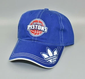Detroit Pistons adidas NBA Logo on Brim Women's Adjustable Strapback Cap Hat - Picture 1 of 5