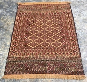 Afghan Kilim,Vintage Kilim,Mashwani Kilim,Gul Barjista Rug,3x4 ft Free Ship - Picture 1 of 8