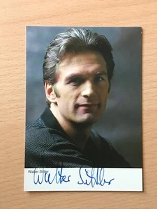 Tarjeta de autógrafo Walter Sittler firmada originamente ACTOR COMEDY TV #6023 - Imagen 1 de 1