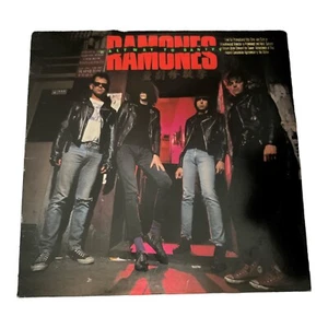 RAMONES-HALF WAY to SANITY-1987 SIRE RECORDS VINYL- LYRIC SLEEVE-PROMO COPY - Picture 1 of 8
