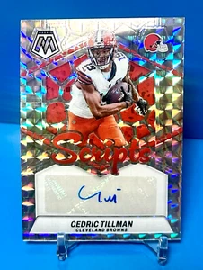 Cedric Tillman Scripts Autograph Browns - 2024 Panini Mosaic Prizm ! - Picture 1 of 2