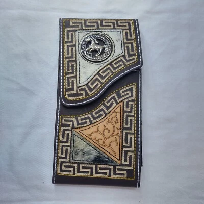  FUNDA DE CUERO OCCIDENTAL PARA TELÉFONO CELULAR, FUNDA VAQUERA DE CUERO VAQUERO RODEO FUNDA PARA TELÉFONO Foto 1 de 4