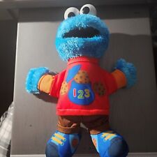 Sesame Street Talking Lot Ready School 123 Counting Cookie Monster Plush