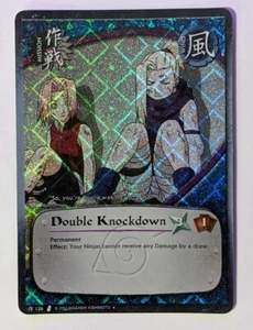 Double Knockdown 126 Uncommon Diamond Foil Shonen Jump's Naruto Card Game 2002 - Picture 1 of 3