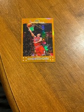 Ben Gordon 2007-08 Topps Chrome Orange Refractor #77 Chicago Bulls /199