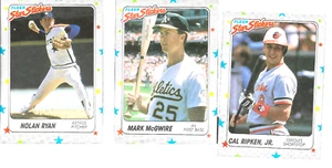 1988 Fleer Star Stickers Complete Set Hand Collated Ripken Ryan Baseball Vintage - Picture 1 of 10