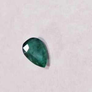 3.95 Carat Natural Zambian Emerald Pear Cut Loose Gemstone Jewelry Making - Picture 1 of 6