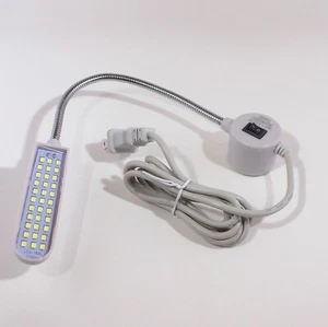 LAMPADA AD ANGOLO D'OCA 33 LED 110V BASE MAGNETICA NEGOZIO, ART DESK, CAMERA, BANCO DA LAVORO - Foto 1 di 1