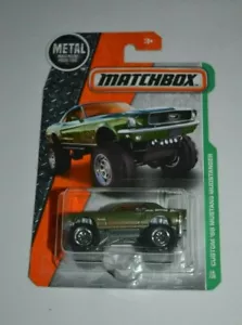 2016 MATCHBOX MBX EXPLORERS CUSTOM '68 MUSTANG MUDSTANGER 94/125 - Bild 1 von 3