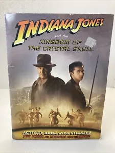 INDIANA JONES & THE KINDOM OF THE CRYSTAL SKULL Activity Book Stickers 2008 - Imagen 1 de 7