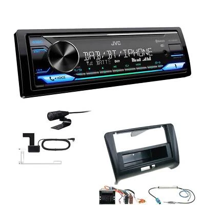 JVC Digital 1-DIN Autoradio DAB+ Bluetooth für Audi TT 2006-2014 mit Bose - Bild 1 von 4