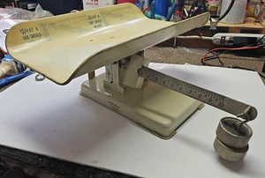 VINTAGE HEALTH-O-METER STORCHENWAAGE 40er/50er Jahre Babywaage - Bild 1 von 4