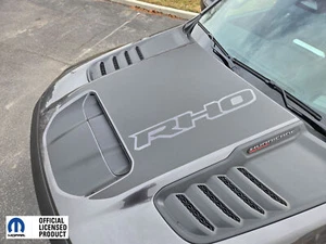 Fits 2025 Ram RHO hood graphics with RHO cut out vinyl decals stickers - Picture 1 of 7