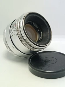 MMZ Helios 44 2/58 Soviet lens M39 Silver Bokeh portrait lens rare - Picture 1 of 22