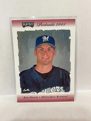 2003 Playoff Portraits National Convention RED Parallel - Rare - BEN SHEETS - Image 1 of 2