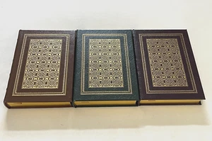 Easton Press PROFESSOR CHALLENGER Conan Doyle 3 VOL Lost World Poison Land Mist - Picture 1 of 13