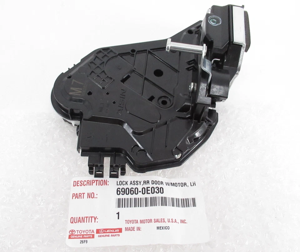 Оригинальный привод замка задней двери водителя для Toyota 69060-0E030 2014-19 Highlander от оригинального производителя - Изображение 1 из 4
