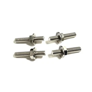 Exhaust Mounting Studs with Nut 16715-83 For Harley Softail Street Glide Fat Boy - Picture 1 of 7