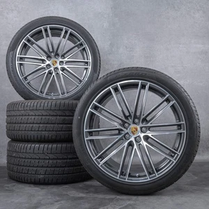 Porsche 21 Zoll Felgen Macan II & III Turbo IV 95B OC6 Winterreifen - Bild 1 von 3