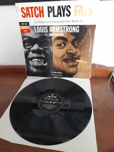Louis Armstrong Satch Plays Fats Original UK Issue 12" LP - Picture 1 of 4