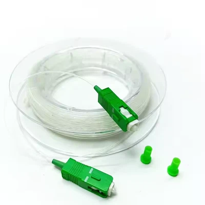 Indoor G657A2 Single Mode Simplex 0.9MM Transparent Optical Fiber Patch Cord SC - Image 1 of 4