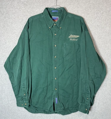 Port Authority Shirt Mens 2XL Button Down Boatland Embroidered Outdoors Workwear - Image 1 of 4