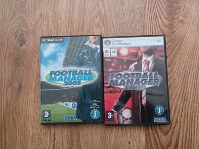 Football manager pc bundle 2005 and 2008 with manuals Sega  - Image 1 of 3