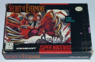 SECRET OF EVERMORE - пустая коробка только, Super Nintendo SNES, всегда больше - Изображение 1 из 4