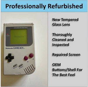 PROFESSIONALLY REFURBISHED OEM Original Game Boy Gray DMG-01 Console - Picture 1 of 10