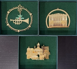 3 Philadelphia Ornamente Akademie Musik Orchester Strawbridge Clothier 3D mit Boxen - Bild 1 von 9