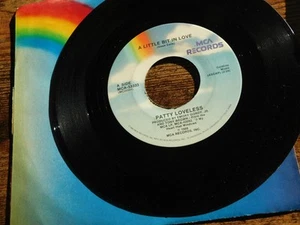 PATTY LOVELESS A LITTLE BIT IN LOVE / I CAN'T GET YOU OFF OF M 45 RPM RECORD 066 - Picture 1 of 2